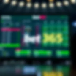 Overview of bet365's betting interface