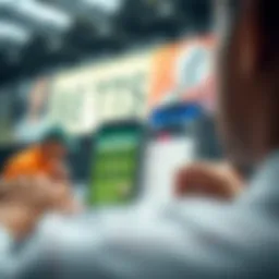 Visual representation of various betting apps interface showcasing features