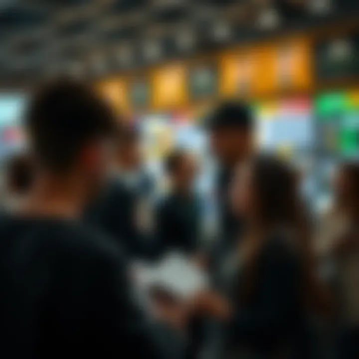 A collaborative environment showcasing community information sharing