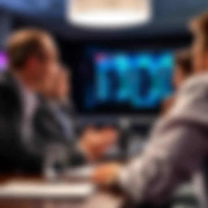 An intellectual discussion among experts on betting strategies.