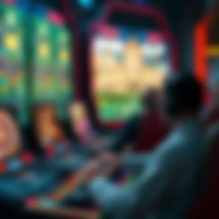 A futuristic gaming interface showcasing advanced technology