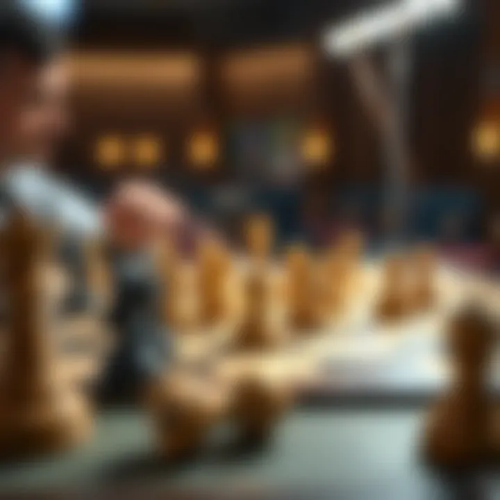 Strategic Approaches to Betting A strategic board game setup symbolizing smart betting choices