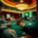 Classic card games in a casino setting