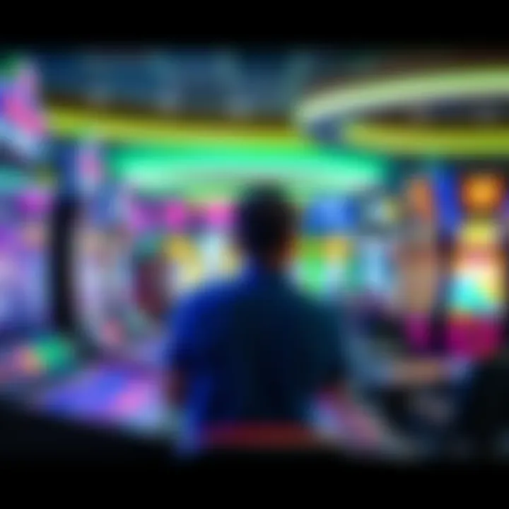 Diverse gaming options in a casino environment