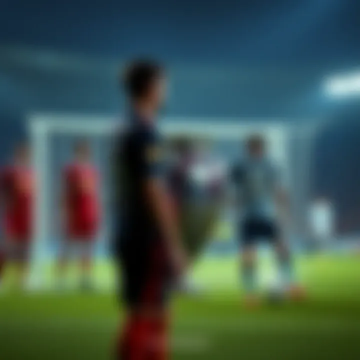 Team strategies in Champions League matches