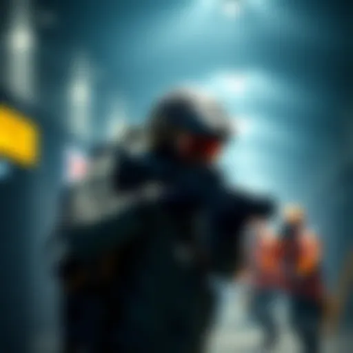 Concept art showcasing the evolution of CSGO to CSGO 2