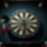 Strategic dartboard layout for betting success