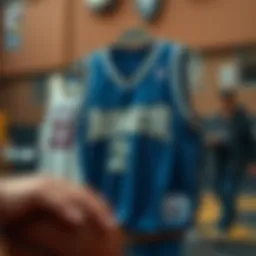 Historical jersey of the Denver Nuggets