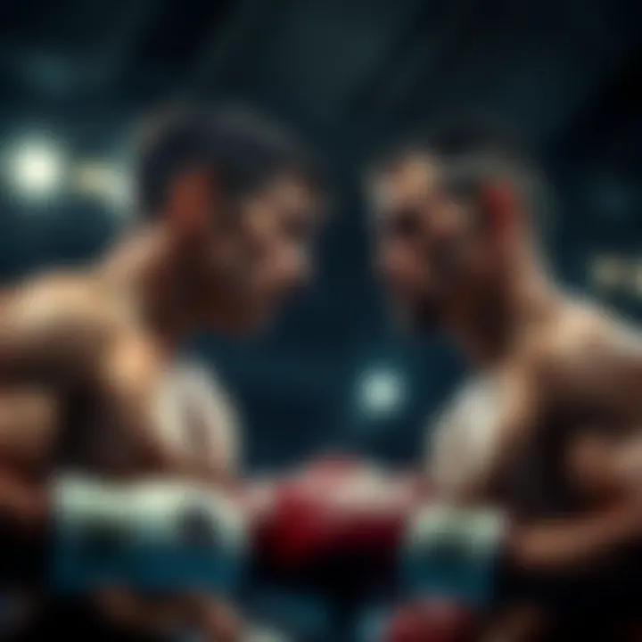 Statistical analysis of both fighters' recent performances