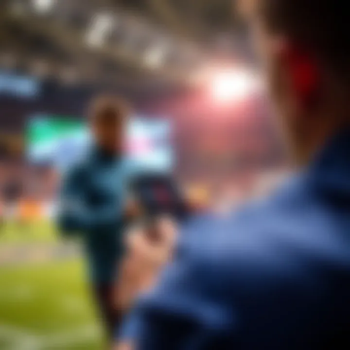 User interface showcasing an engaging betting experience