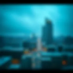 An abstract representation of limitless possibilities in urban landscapes.