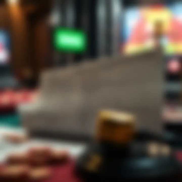 A legal document representing regulatory frameworks for live casinos