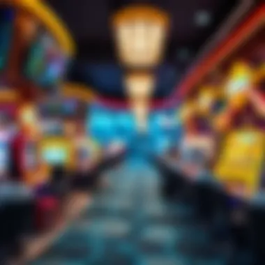 A captivating scene of a modern casino environment with vibrant gaming options.