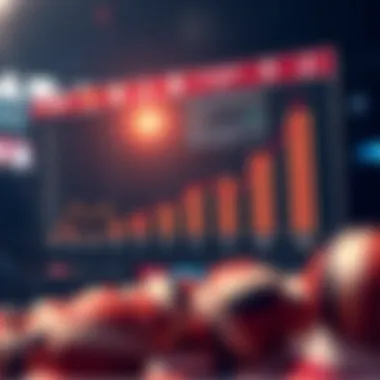 Graph showcasing betting strategies and trends