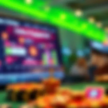 A chart displaying the mechanics of user engagement in online casino promotions.