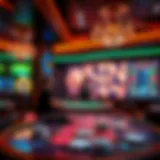 An immersive live casino experience with a dealer and virtual table.