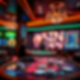 An immersive live casino experience with a dealer and virtual table.