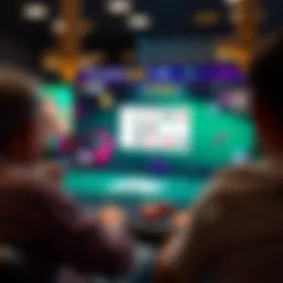 A captivating online poker game interface showcasing various gameplay elements
