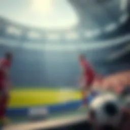 Conceptual representation of over-under betting