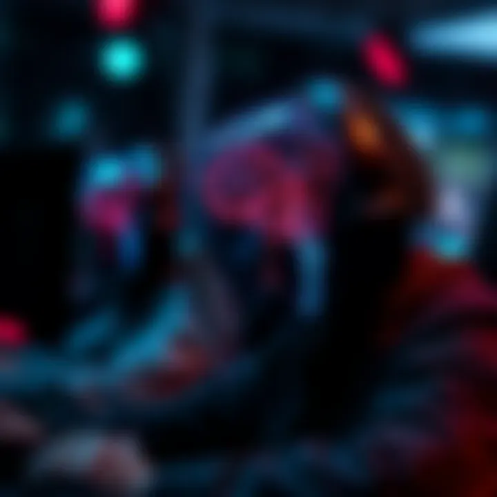 Abstract depiction of psychological factors in gaming