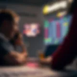 Conceptual illustration of real-time betting