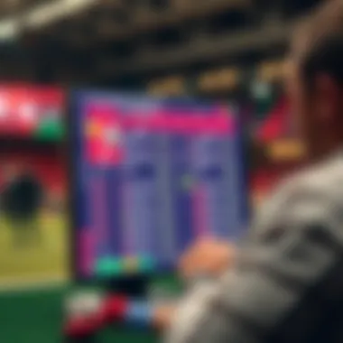 A secure betting platform interface
