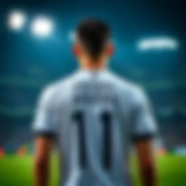 Aguero's jersey with accolades