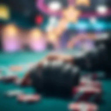 Strategic elements in online slot gaming depicted visually