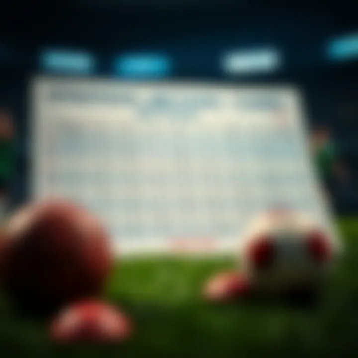 Strategic betting chart with tips for beginners
